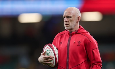091125 - Wales v Argentina, Quilter Nations Series - Wales head coach Steve Tandy during warm up
