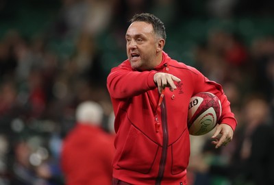 091125 - Wales v Argentina, Quilter Nations Series - Wales attack coach Matt Sherratt