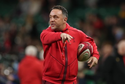 091125 - Wales v Argentina, Quilter Nations Series - Wales attack coach Matt Sherratt