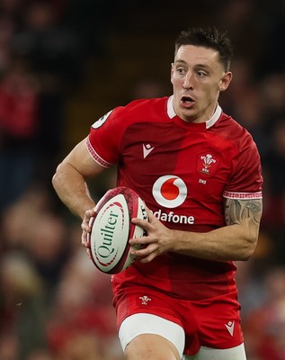 091125 - Wales v Argentina, Quilter Nations Series - Josh Adams of Wales