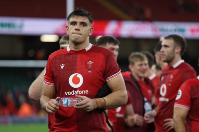 091125 - Wales v Argentina, Quilter Nations Series - Dafydd Jenkins of Wales at the end of the match
