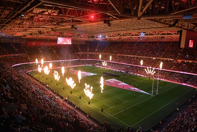 091125 - Wales v Argentina - Quilter Nations Series - A general view of the Principality ahead of the match
