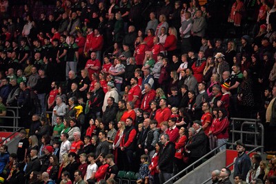 091125 - Wales v Argentina - Quilter Nations Series - A minutes silence is held before the match for remembrance Sunday
