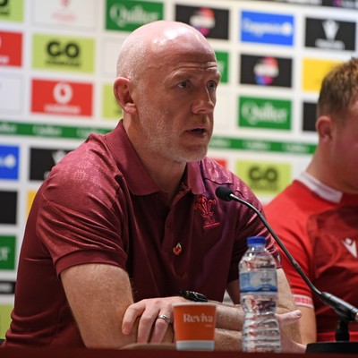 091125 - Wales v Argentina - Quilter Nations Series - Steve Tandy, Wales Head Coach speaks in a press conference after the match
