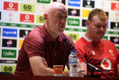 091125 - Wales v Argentina - Quilter Nations Series - Steve Tandy, Wales Head Coach speaks in a press conference after the match