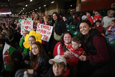 091125 - Wales v Argentina - Quilter Nations Series - Ysgol Maes Y Coed ALN School Children
