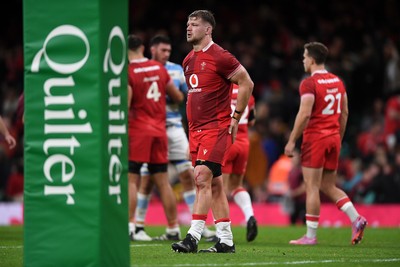 091125 - Wales v Argentina - Quilter Nations Series - Dejected Olly Cracknell of Wales