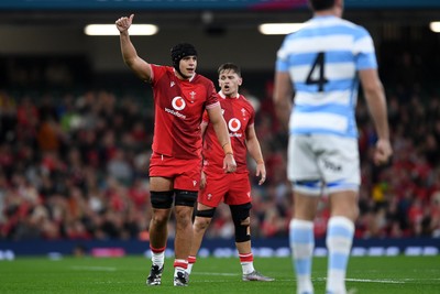 091125 - Wales v Argentina - Quilter Nations Series - Dafydd Jenkins of Wales