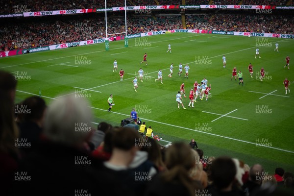 091125 - Wales v Argentina - Quilter Nations Series - Fans’ view of the game 