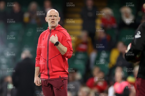 091125 - Wales v Argentina - Quilter Nations Series - Wales Head Coach Steve Tandy during the warm up
