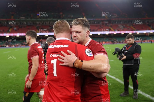 091125 - Wales v Argentina - Quilter Nations Series - Olly Cracknell of Wales at full time