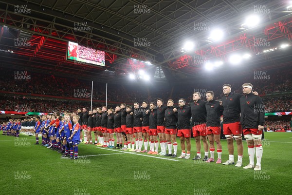 091125 - Wales v Argentina - Quilter Nations Series - Wales Anthem
