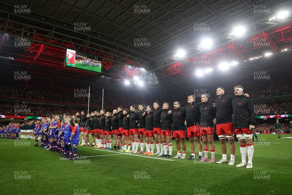 091125 - Wales v Argentina - Quilter Nations Series - Wales Anthem