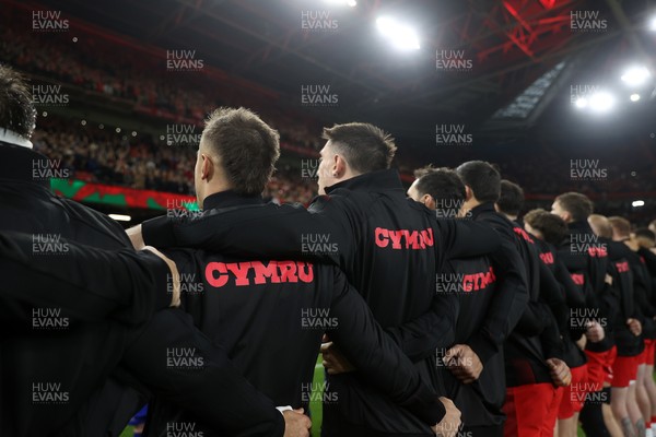 091125 - Wales v Argentina - Quilter Nations Series - Wales Anthem