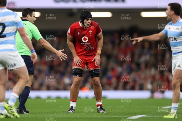 091125 - Wales v Argentina - Quilter Nations Series - Dafydd Jenkins of Wales 