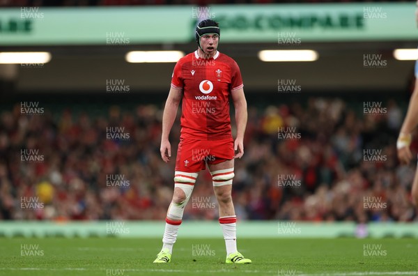 091125 - Wales v Argentina - Quilter Nations Series - Adam Beard of Wales 