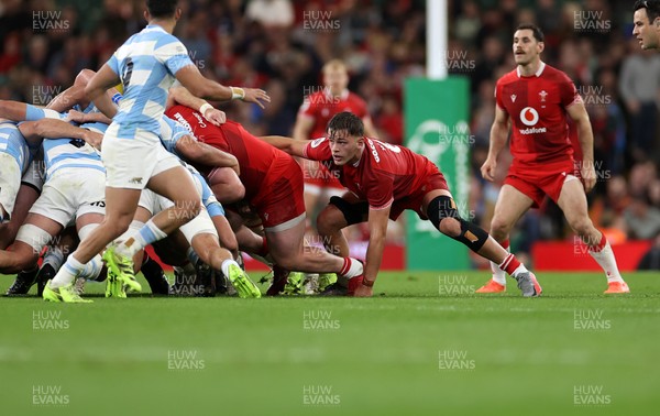 091125 - Wales v Argentina - Quilter Nations Series - Alex Mann of Wales 