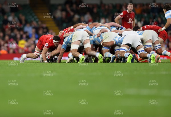 091125 - Wales v Argentina - Quilter Nations Series - Freddie Thomas of Wales 