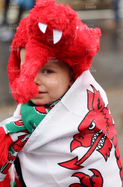 091125 - Wales v Argentina, Quilter Nations Series - Wales fans wait for the team coach to arrive at the stadium