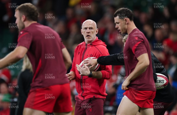 091125 - Wales v Argentina, Quilter Nations Series - Wales head coach Steve Tandy during warm up