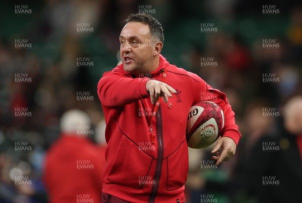 091125 - Wales v Argentina, Quilter Nations Series - Wales attack coach Matt Sherratt