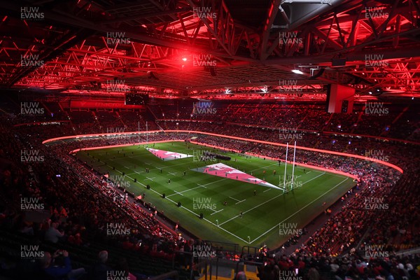 091125 - Wales v Argentina - Quilter Nations Series - A general view of the Principality ahead of the match
