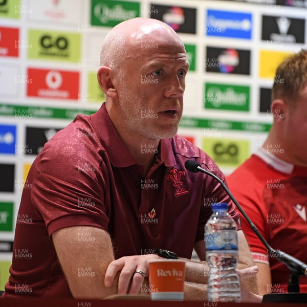 091125 - Wales v Argentina - Quilter Nations Series - Steve Tandy, Wales Head Coach speaks in a press conference after the match