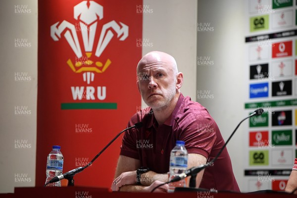 091125 - Wales v Argentina - Quilter Nations Series - Steve Tandy, Wales Head Coach speaks in a press conference after the match