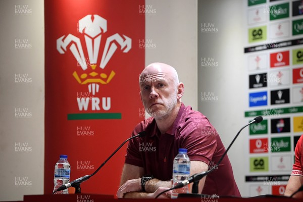 091125 - Wales v Argentina - Quilter Nations Series - Steve Tandy, Wales Head Coach speaks in a press conference after the match
