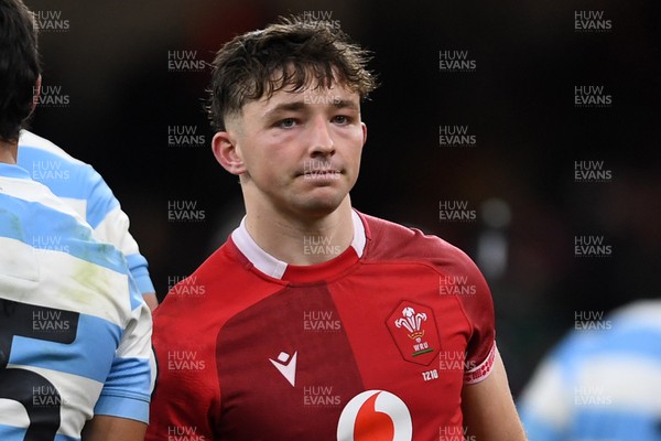 091125 - Wales v Argentina - Quilter Nations Series - Dan Edwards of Wales