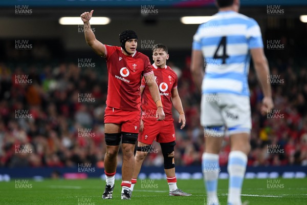 091125 - Wales v Argentina - Quilter Nations Series - Dafydd Jenkins of Wales
