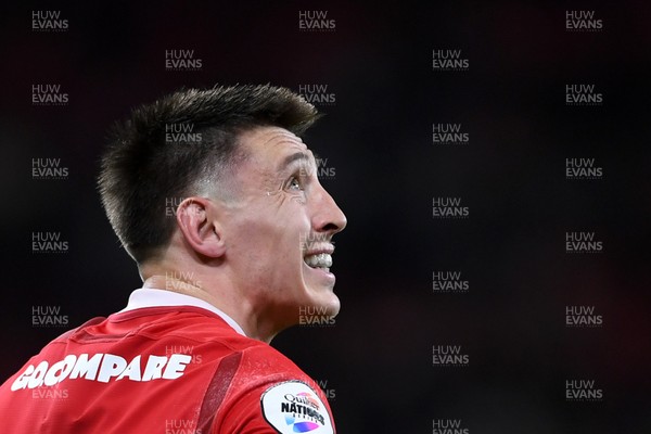 091125 - Wales v Argentina - Quilter Nations Series - Dejected Josh Adams of Wales at full time