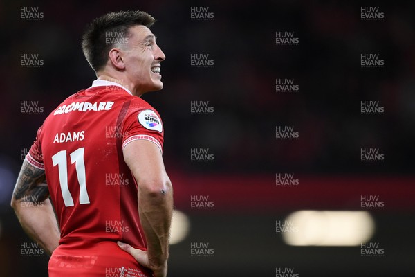 091125 - Wales v Argentina - Quilter Nations Series - Dejected Josh Adams of Wales at full time