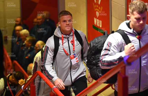 121122 - Wales v Argentina - Autumn Antions Series - Gareth Anscombe of Wales arrives