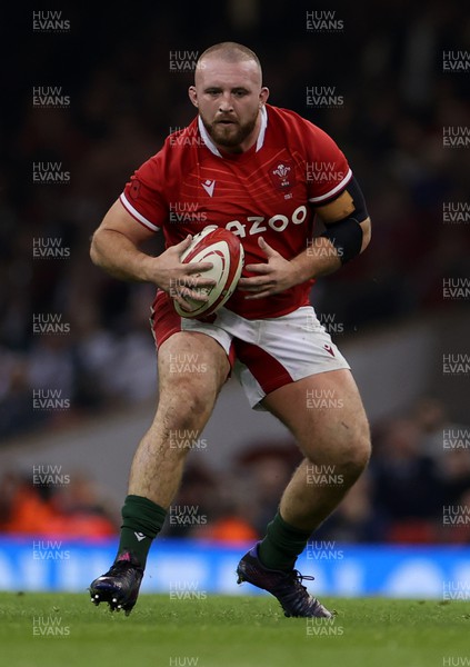 121122 - Wales v Argentina - Autumn Nations Series - Dillon Lewis of Wales 