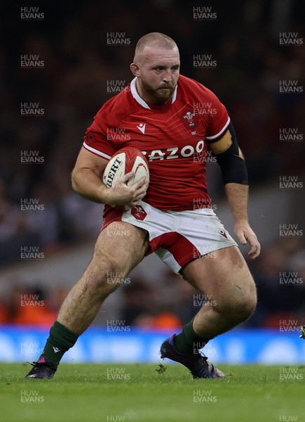 121122 - Wales v Argentina - Autumn Nations Series - Dillon Lewis of Wales 