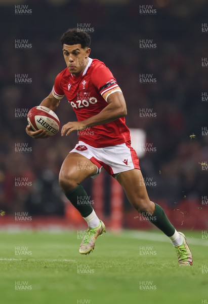 121122 - Wales v Argentina, Autumn Nations Series - Rio Dyer of Wales 