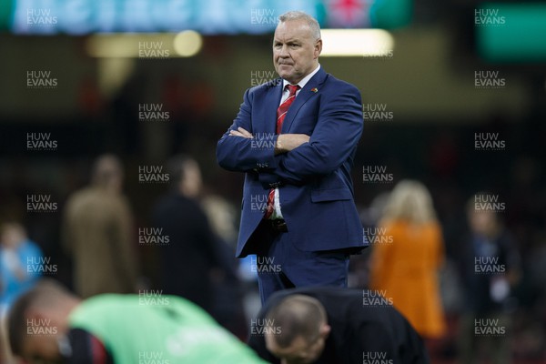 121122 - Wales v Argentina - Autumn Nations Series - Wales head coach Wayne Pivac before the match