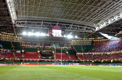 18.08.07 - Wales v Argentina - Invesco Perpetual 2007 Summer Series - A general view of the Millennium Stadium during the Wales v Argentina rugby world cup warm up match 