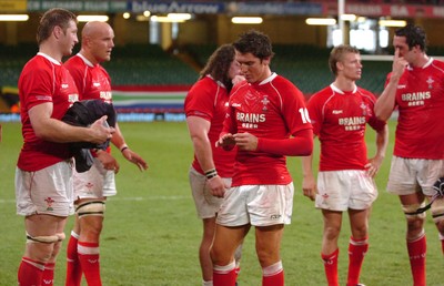 18.08.07 - Wales v Argentina - Invesco Perpetual 2007 Summer Series - Wales' James Hook at the end of the game 