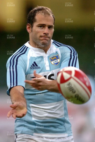 18.08.07 - Wales v Argentina - Invesco Perpetual 2007 Summer Series - Argentina's Felipe Contepomi 