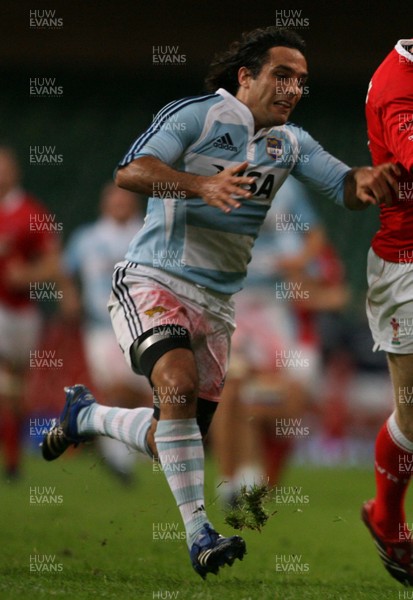 18.08.07  Wales v Argentina Argentine centre Martin Gaitan is recovering in a Cardiff hospital after a heart scare following the Pumas' 27-20 defeat to Wales on Saturday. 