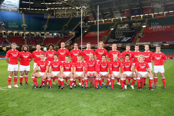 18.08.07  Wales v Argentina... The Wales team. 