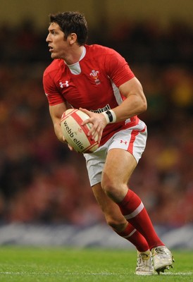 20.08.11 - Wales v Argentina - RWC Warm-Up Match - James Hook of Wales. 