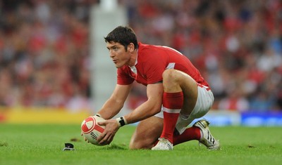 20.08.11 - Wales v Argentina - RWC Warm-Up Match - James Hook of Wales. 