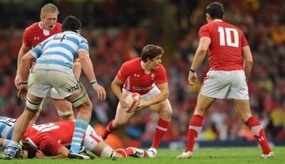 20.08.11 - Wales v Argentina - RWC Warm-Up Match - Lloyd Williams of Wales. 