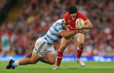 20.08.11 - Wales v Argentina - RWC Warm-Up Match - Leigh Halfpenny of Wales. 
