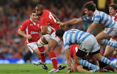 20.08.11 - Wales v Argentina - RWC Warm-Up Match - Aled Brew of Wales. 