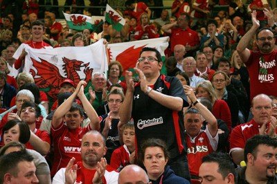 20.08.11 Wales v Argentina. Fans. 