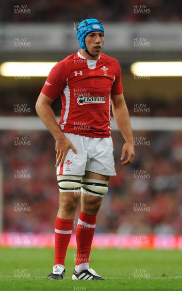20.08.11 - Wales v Argentina - RWC Warm-Up Match - Justin Tipuric of Wales. 